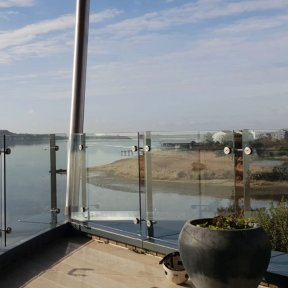 Balcony polished on-site in Poole, Dorset