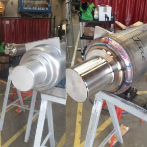 Machine parts polished for process engineering